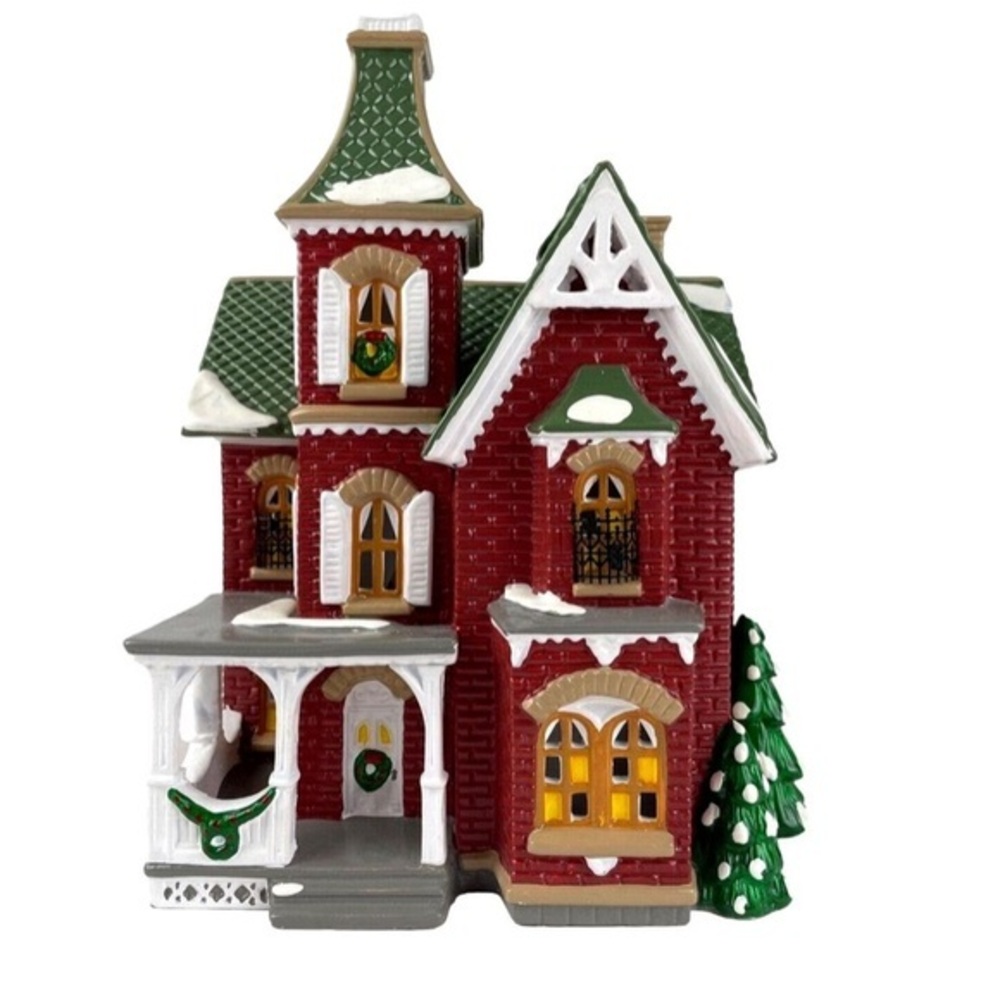 Dicken’s Department 56 Beacon Hill Victorian 54857 Snow Village Christmas House